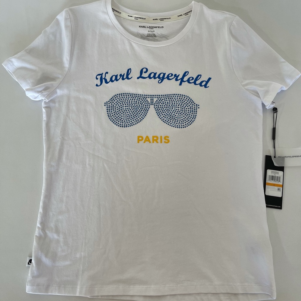 Karl Lagerfeld Tshirt White Size S